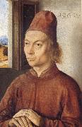 Dieric Bouts Portrait of a Man oil